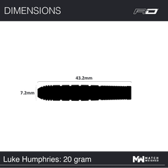 Red Dragon Luke Humphries Softdarts 20g - FutureDart