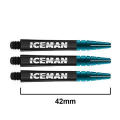 Red Dragon Nitrotech Ionic Gerwyn Price Iceman Shafts - Black - Medium 42 mm - FutureDart