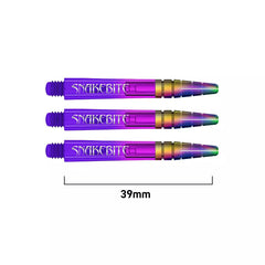 Red Dragon Nitrotech Peter Wright Snakebite Shafts Vol. 2 - Purple - Intermediate 39 mm - FutureDart