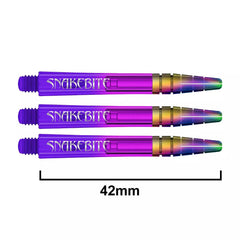 Red Dragon Nitrotech Peter Wright Snakebite Shafts Vol. 2 - Purple - Medium 42 mm - FutureDart