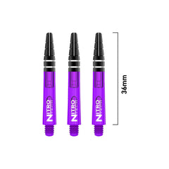 Red Dragon Nitrotech Shaft - Short 36mm - Purple - FutureDart