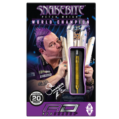 Red Dragon Peter Wright Euro 11 Element Gold PC 20 Steeldarts 20g, 24g - 20g - FutureDart