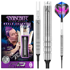Red Dragon Peter Wright Snakebite PL 15 Silver Softdarts 18g - FutureDart
