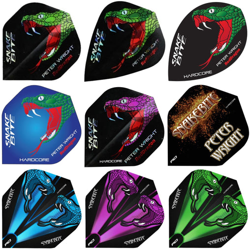 Red Dragon Peter Wright "Snakebite" Vol.1 Flights - Snakebite Standard Flights - FutureDart
