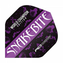 Red Dragon Peter Wright Snakebite World Champion Flights - World Champion Black - FutureDart