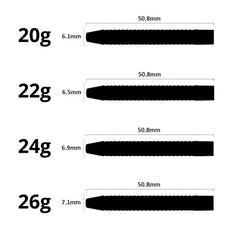 Red Dragon Razor Edge Spectron Steeldarts 20g, 22g, 23g, 24g, 26g - 20g - FutureDart
