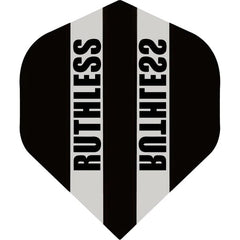 Ruthless - Clear Panel - 100 Micron - No2 - Std Flights - Black - FutureDart