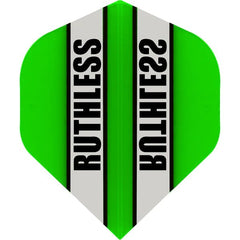Ruthless - Clear Panel - 100 Micron - No2 - Std Flights - Green - FutureDart