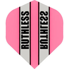 Ruthless - Clear Panel - 100 Micron - No2 - Std Flights - Pink - FutureDart
