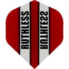 Ruthless - Clear Panel - 100 Micron - No2 - Std Flights - Red - FutureDart