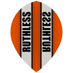 Ruthless - Clear Panel - 100 Micron - Pear Flights - Orange - FutureDart
