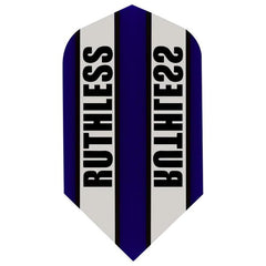 Ruthless - Clear Panel - 100 Micron - Slim Flights - Dark Blue - FutureDart