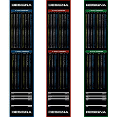 Designa Mata dywanowa Checkout dywanowa mata do darta w 2 rozmiarach i 3 kolorach 
