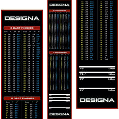 Designa Mata dywanowa Checkout dywanowa mata do darta w 2 rozmiarach i 3 kolorach 