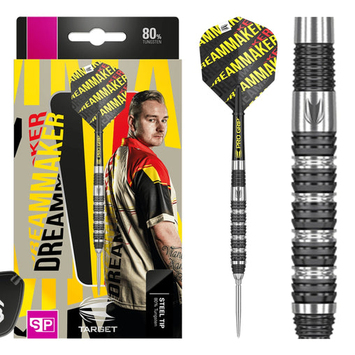 Target Dimitri Van Den Bergh 80% SP Steeldarts 22g, 24g, 26g - 22g - FutureDart