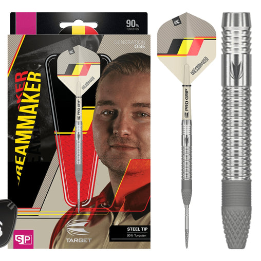 Target Dimitri Van Den Bergh GEN1 Swiss Point Steeldarts 21g, 23g, 25g - 21g - FutureDart