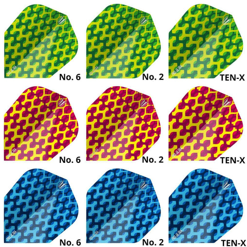 Target Fabric Pro Ultra Flights - Blau - No. 6 - FutureDart