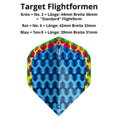 Target Ink Pro Flights - No.2 Blue - FutureDart