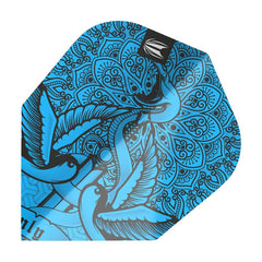 Target Ink Pro Flights - X - Ten Blue - FutureDart