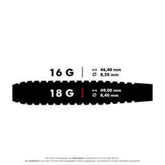 Target Phil Taylor Power Silverlight Softdarts 16g , 18g - 16g - FutureDart