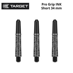 Target Pro Grip Ink Shafts - Black - Short 34 mm - FutureDart