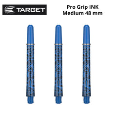Target Pro Grip Ink Shafts - Blue - Medium 48 mm - FutureDart