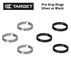 Target Pro Grip Ringe - Silver - FutureDart