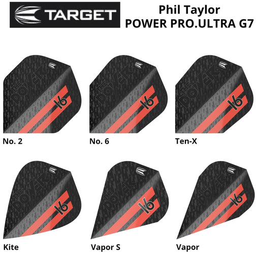 Target Pro.Ultra Power GEN7 Flights - Kite - FutureDart