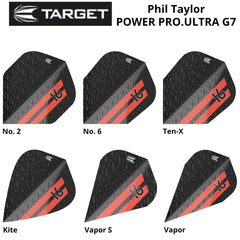 Target Pro.Ultra Power GEN7 Flights - Kite - FutureDart