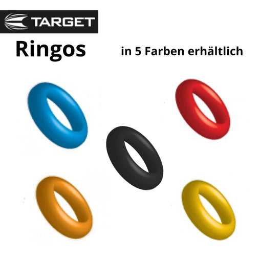 Target Ringos Silicon Rings - Blue - FutureDart
