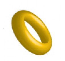 Target Ringos Silicon Rings - Yellow - FutureDart