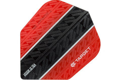 Target Vapor 8 Vision Ultra No6 Flights - Rot Schwarz Rot - FutureDart