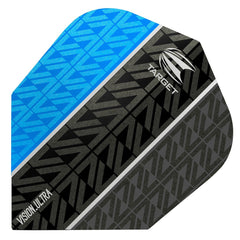 Target Vapor 8 Vision Ultra No6 Flights - Schwarz Blau - FutureDart