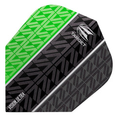 Target Vapor 8 Vision Ultra No6 Flights - Schwarz Grün - FutureDart