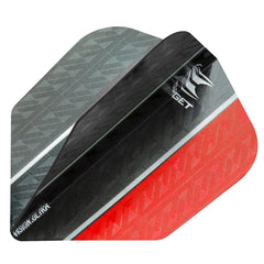 Target Vapor 8 Vision Ultra No6 Flights - Schwarz Rot - FutureDart
