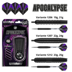 Winmau Apocalypse Steeldarts 19g, 21g, 22g, 23g, 24g, 25g - 1206 - 19g - FutureDart