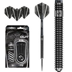 Winmau Blackout V1 Steeldarts 21g, 22g, 23g, 24g, 25g, 26g, 28g - 21g - FutureDart