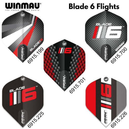 Winmau Blade 6 Prism Dart Flights - 6915.199 - FutureDart