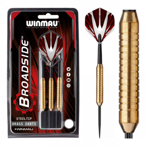 Winmau Broadside Brass Steeldarts 22g - FutureDart