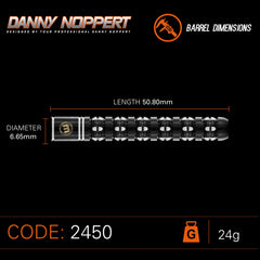 Winmau Danny Noppert Freeze Edition Steeldarts 22g, 24g - 22g - FutureDart