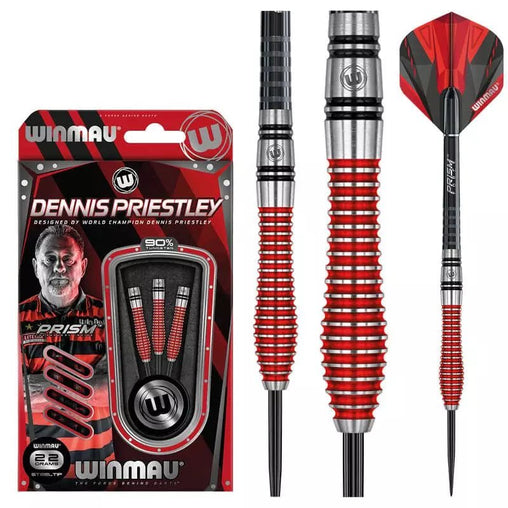 Winmau Dennis Priestley Special Edition Steeldarts 22g, 24g, 26g - 22g - FutureDart