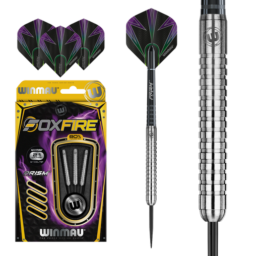 Winmau Foxfire Steeldarts 21g, 23g, 25g - 21g - FutureDart