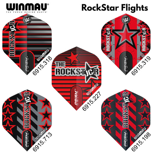 Winmau Joe Cullen "The Rockstar" Dart Flights - 6915.318 - FutureDart