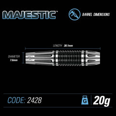 Winmau Majestic Softdarts 20g, 22g - 20g - FutureDart