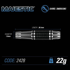 Winmau Majestic Softdarts 20g, 22g - 22g - FutureDart