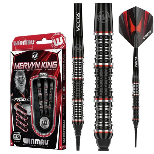 Winmau Mervyn King Special Edition Softdarts 20g, 22g - 20g - FutureDart