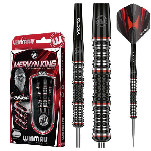 Winmau Mervyn King Special Edition Steeldarts 22g, 24g, 26g - 22g - FutureDart