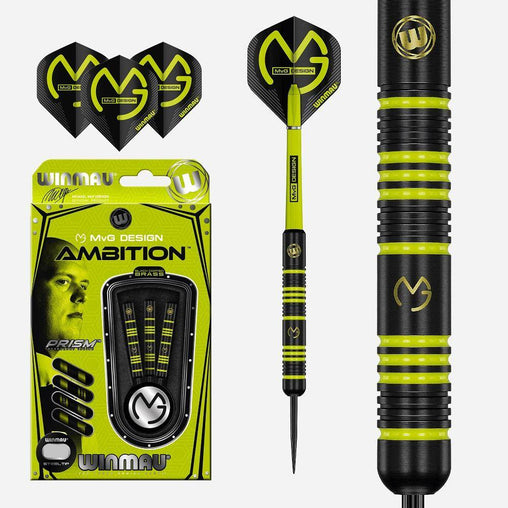 Winmau Michael van Gerwen MvG Ambition Steeldarts 22g, 24g - 22g - FutureDart