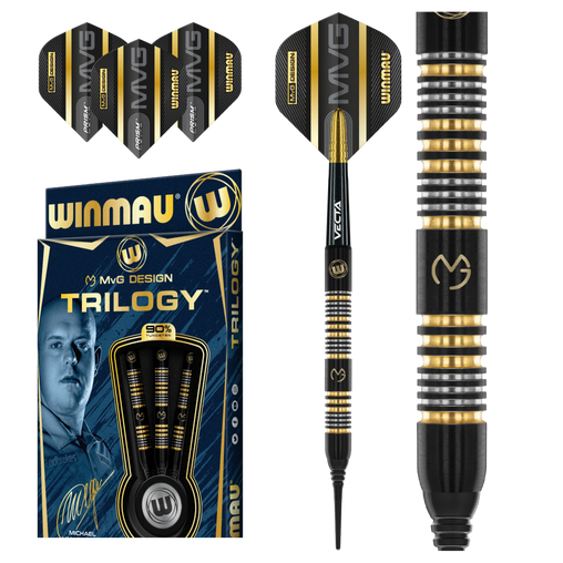 Winmau MvG Trilogy Softdarts 20g, 23.5g - 20g - FutureDart