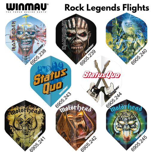 Winmau Rock Legends Vol2 Dart Flights - Iron Maiden Can I Play With Madness - FutureDart